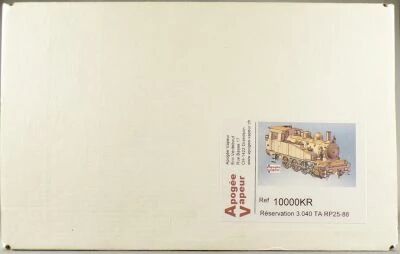 Apog�e Vapeur 10000KR Ho Sncf Loco Vapeur 3.040 TA ex Etat Kit Laiton � Assembler Neuf Boite