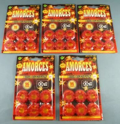 Ardi R�f 12006 480 Amorces soit 5 Plaquettes de12 x 8 coups Neuf Blister