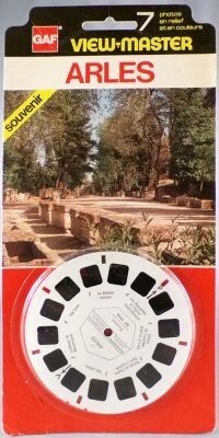 Arles France - Memory Series - 1 x View-Master Disc Mint on Card Ref. BC 194-6