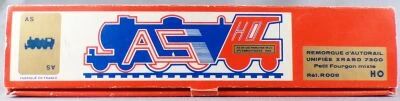 As R008 Ho Sncf Railcar Trailer XRABD 7303 1st & 2nd Class Era III Boxed