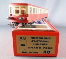 As R008 Ho Sncf Railcar Trailer XRABD 7303 1st & 2nd Class Era III Boxed
