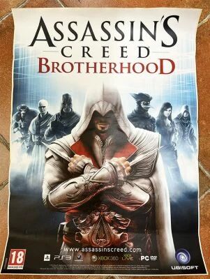 Assassin\'s Creed: Brotherhood - 16,8\ x23,4\  Promotional Poster/Sticker (Ubisoft 2010)