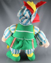 Asterix - 13 inch 34 cm Plush - Obelix in Green Musketeer Disguise - Parc Asterix 1991