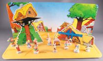 Asterix - 1996 Complet Set 12 Porcelain Bean-figures + Display+ Crown & Doc