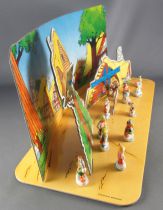 Asterix - 1996 Complet Set 12 Porcelain Bean-figures + Display+ Crown & Doc