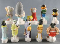 Asterix - 2000 Complete Set 10 Mat Porcelain Bean-figures