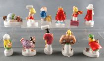 Asterix - 2002 Complete Set 11 Porcelain Bean-figures - Asterix at Olympic Games