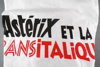 Asterix - 2017 Keysa White T-shirt -  Asterix et la Transitalique New (Size L)