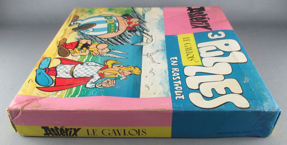 Asterix - 3 x Plastic Jigsaw Puzzle Dargaud 1967 - Asterix the Gallic