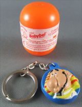 Asterix - 3D Portrait Key Chain - Mini Babybel 2002 - Numerobis Egyptian architect Mint in Egg Box