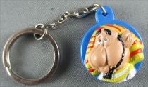 Asterix - 3D Portrait Key Chain - Mini Babybel 2002 - Numerobis Egyptian architect Mint in Egg Box