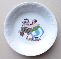 Asterix - 6 Assiettes Creuses Porcelaine de Limoges - Asterix Obelix Idefix Panoramix Neuves 2