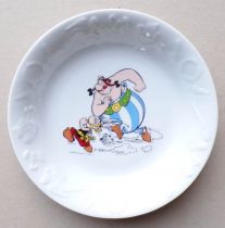 Asterix - 6 x Porcelain Soup Plates - Asterix Obelix Idefix Getafix Mint Condition