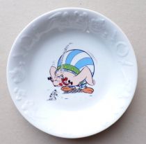 Asterix - 6 x Porcelain Soup Plates - Asterix Obelix Idefix Getafix Mint Condition