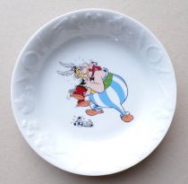Asterix - 6 x Porcelain Soup Plates - Asterix Obelix Idefix Getafix Mint Condition