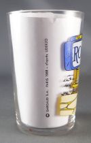 Asterix - Amora Mustard glass with © série - Asterix & Obelix walking to Roma
