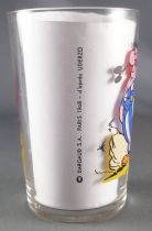 Asterix - Amora Mustard glass with © série - Asterix Obelix Vitalstatitix walking