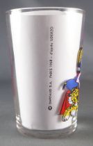 Asterix - Amora Mustard glass with © Séries -  Obélix & Cleopater laying
