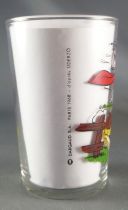 Asterix - Amora Mustard glass with © series - Asterix crosses crazy Panoramix