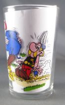 Asterix - Amora Mustard glass with © series - Asterix crosses crazy Panoramix