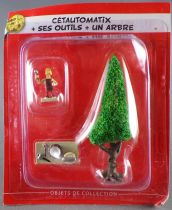 Asterix - ATLAS Editions - Gaul\\\'s village - #08 : Fulliautomatix + his tools + tree