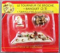 Asterix - ATLAS Editions - Gaul\'s village - #20 : cook + banquet + roosted hogs Open Card