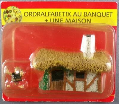 Asterix - ATLAS Editions - Gaul\'s village - #52 : Unhygienix at banquet + house
