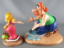 Asterix - Atlas Plastoy - Figurine Résine - Bonemine & Abraracourcix : La scène de ménage (Exclusive)