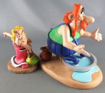 Asterix - Atlas Plastoy - Figurine Résine - Bonemine & Abraracourcix : La scène de ménage (Exclusive)