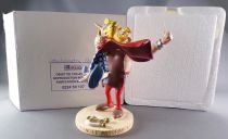 Asterix - Atlas Plastoy - Figurine Résine - Cétautomatix étrangle Assurancetourix (Exclusive) Neuf Boite