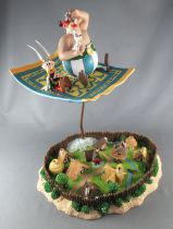 Asterix - Atlas Plastoy - Figurine Résine - Le Tapis Volant & le Village en Boite (Exclusive)