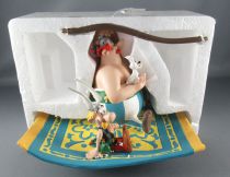 Asterix - Atlas Plastoy - Figurine Résine - Le Tapis Volant & le Village en Boite (Exclusive)