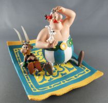 Asterix - Atlas Plastoy - Figurine Résine - Le Tapis Volant & le Village en Boite (Exclusive)