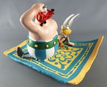 Asterix - Atlas Plastoy - Figurine Résine - Le Tapis Volant & le Village en Boite (Exclusive)