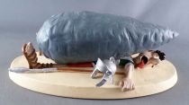 Asterix - Atlas Plastoy - Figurine Résine - Romain Ecrasé par un Menhir (Exclusive) Neuf Boite