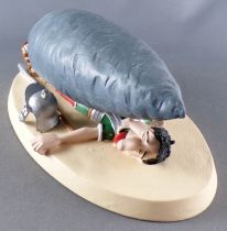 Asterix - Atlas Plastoy - Resin Figures - Roman crushed by a Menhir (Exclusive) MIB