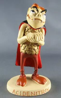 Statuina Asterix Bonemine Plastoy 7 Cm - Resina Dipinta A Mano - Collezionismo Ufficiale