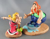 Asterix - Atlas Plastoy - Resine figures - Impedimenta & Vitalstatistix (Exclusive)