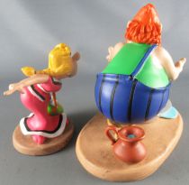 Asterix - Atlas Plastoy - Resine figures - Impedimenta & Vitalstatistix (Exclusive)