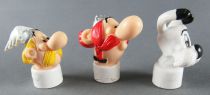 Asterix - Babybel Top Pencil - Completet Set Asterix Obelix Idefix