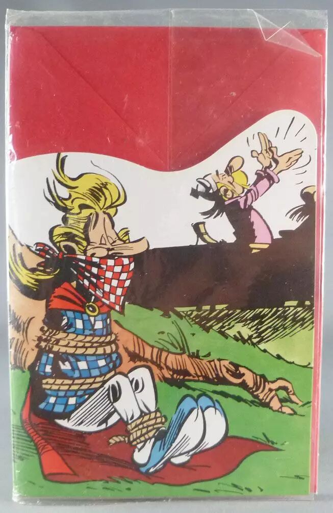Asterix - Birthday Card with Enveloppe - Cacofonix Mint in Package
