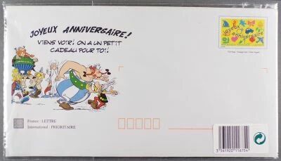 Asterix - Birthday Card with Enveloppe - Vitalstatistix & Obelix Mint in Package