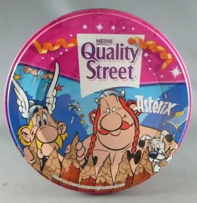 Asterix - Boite � Bonbons Quality Street - Asterix Obelix & Idefix