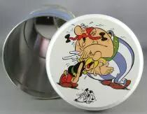 Asterix - Boite &agrave; G&acirc;teaux M&eacute;tal Ronde 2001 - La F&ecirc;te