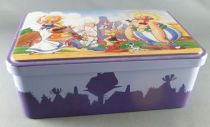 Asterix - Boite à gâteaux rectangulaire Delacre - Asterix Obelix Panoramix & Falbala