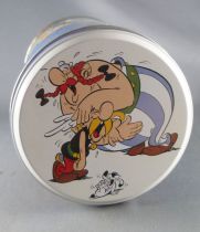 Asterix - Boite à gâteaux Tube rond Delacre - La Soirée Musicale