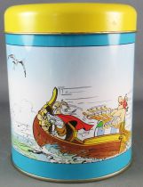 Asterix - Boite Métal Ronde Pandorino 40 Ans 1999 - Les Pirates