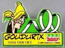 Asterix - Broche Plastique Parc Ast&eacute;rix 1989 - Goudurix Veni Vidi Vici