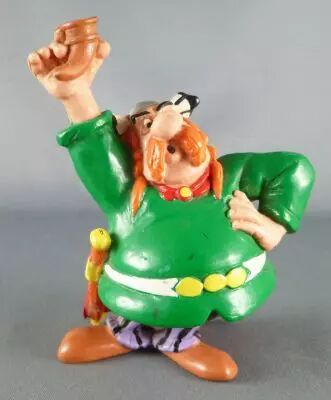 Asterix - Bully 1990 S�rie Luxe - Figurine PVC - Abraracourcix