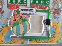 Asterix - Cadre Photo Plastique \ Souriez!\  - Parc Asterix 1989 Neuf Blister